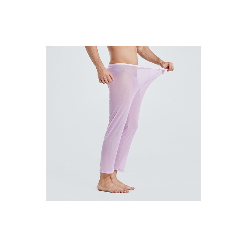 MenSexyWear LongJohn sexy Ice Long Lilas